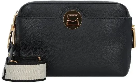 Coccinelle Liya Umhängetasche Leder 24 cm  schwarz