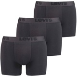 Levi's Herren Boxer Vorteilspack - Premium Boxer, Cotton Stretch Schwarz S