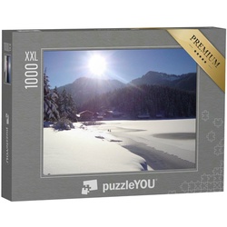 puzzleYOU Puzzle Puzzle 1000 Teile XXL „Spitzingsee, Deutschland“, 1000 Puzzleteile, puzzleYOU-Kollektionen Deutschland