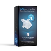 BACtrack Mobile Alkoholtester Mundstücke (Packung mit 20 Stück)