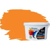 RyFo Colors Silikonharz Fassadenfarbe Lotuseffekt Trend Orangetöne Sanddorn 10l - bunte Fassadenfarbe, weitere Orange Farbtöne und Größen erhältlich, Deckkraft Klasse 1