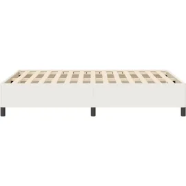 vidaXL Boxspringbett 140 x 190 cm Creme