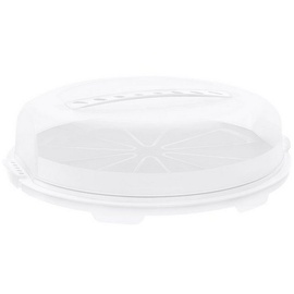 Rotho Fresh Kuchenbehälter Rund Polypropylen (PP) Transparent, Weiß
