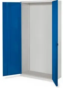 Kappes Systemschrank Leergehäuse Serie 400 RAL 7035/5010 Vollblechtüren