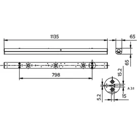 Philips Lighting LED-Lichtleiste BN126C LED #76840699