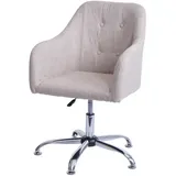 MCW Esszimmerstuhl, Beige, Textil, 57x91x62 cm, Esszimmer, Stühle, Esszimmerstühle, Armlehnenstühle