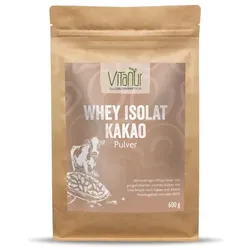 Vitanur Whey Isolat Pulver Kakao 600g