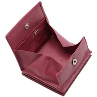 Wiener Schachtel mit RFID Schutz LEAS in Echt-Leder, rot - LEAS Special Edition