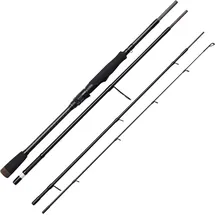 Savage Gear SG2 Medium Game Travel Rod, Angelruten, Spinnruten, Raubfisch, Hecht, Barsch, Forelle, Zander, Unisex, Schwarz, 2.69m | 15-45g