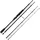 Savage Gear SG2 Medium Game Travel Rod, Angelruten, Spinnruten, Raubfisch, Hecht, Barsch, Forelle, Zander, Unisex, Schwarz, 2.69m | 15-45g