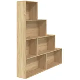 vidaXL Bücherregal/Raumteiler Sonoma-Eiche 155x24x160 cm Holzwerkstoff