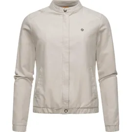 Ragwear Damen leichte Übergangsjacke in Leinen-Optik Blousonjacke Leinenhemd Malawi Linen YOUMODO Bone Gr. XXL - XXL