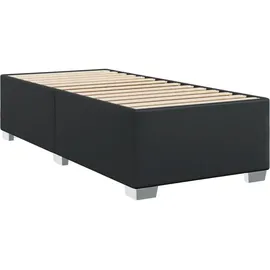 vidaXL Boxspringbett 90 x 200 cm Schwarz
