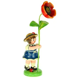 Hubrig Volkskunst GmbH Hubrig BK Mädchen mit Mohnblume
