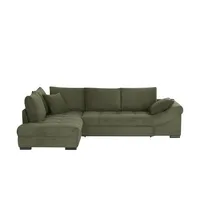 bobb Ecksofa  Allegro , grün , Maße (cm): B: 303 H: 92 T: 202.0