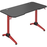 Logilink EO0042 Logilink Gaming Tisch, schwarz, Rot