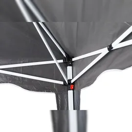 Chillroi Faltpavillon 3 x 3 m grau inkl. 4 Seitenteile