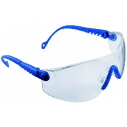 Schutzbrille OP-TEMATM, blau/klar antikratz - blau