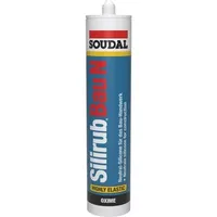 SOUDAL SILIRUB Bau N 300ml zementgrau
