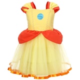 Lito Angels Prinzessin Daisy Kostüm Kleid Verkleidung für Kinder Mädchen Größe 4-5 Jahre 110 (Tag-Nummer 130)