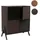 Mendler HWC-O40 Kommode 94 x 79 x 40 cm Walnuss-Optik