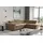kaiser möbel Ecksofa mit schlaffunktion und bettkasten, Eckcouch ATOM Hellbraun Rechts - Beige