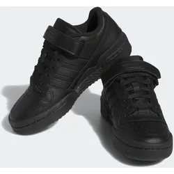 Sneaker ADIDAS ORIGINALS "FORUM LOW", Gr. 38,5, schwarz (core schwarz, core schwarz, core schwarz), Synthetik, Baumwolle, sportlich, Schuhe