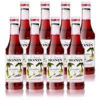 8x Monin Grenadine Sirup, 250 ml Flasche