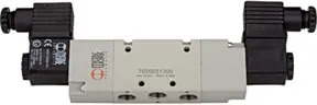 Riegler 5/2-Wegeventil, Diff.-kolb., elektropn., bistabil, G1/2, 12V DC