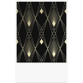 NEXT DECO GEOMETRIC Vliestapete 10m x 0,32m 1 St schwarz