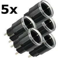 Shelly 5x Shelly Plug S Gen3 Matter schwarz Bundle