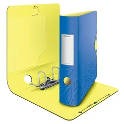 Leitz Qualitäts-Ordner Aktenordner Urban Chic 82 mm, breit Blau
