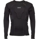 Ccm CCM, Referee Padded Shirt Senior S - Schwarz, - S