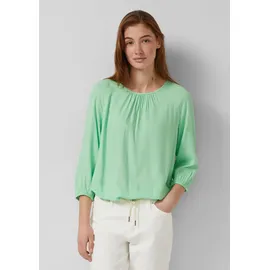 s.Oliver Strukturierte Viskose-Bluse grün XL
