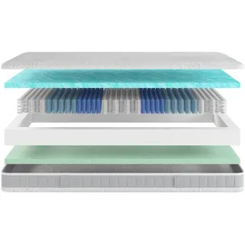 Hn8 Schlafsysteme Hn8 Taschenfederkern-Matratze 100 x 200 cm H4