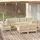 vidaXL Garten-Lounge-Set 9-tlg. creme Kiefer