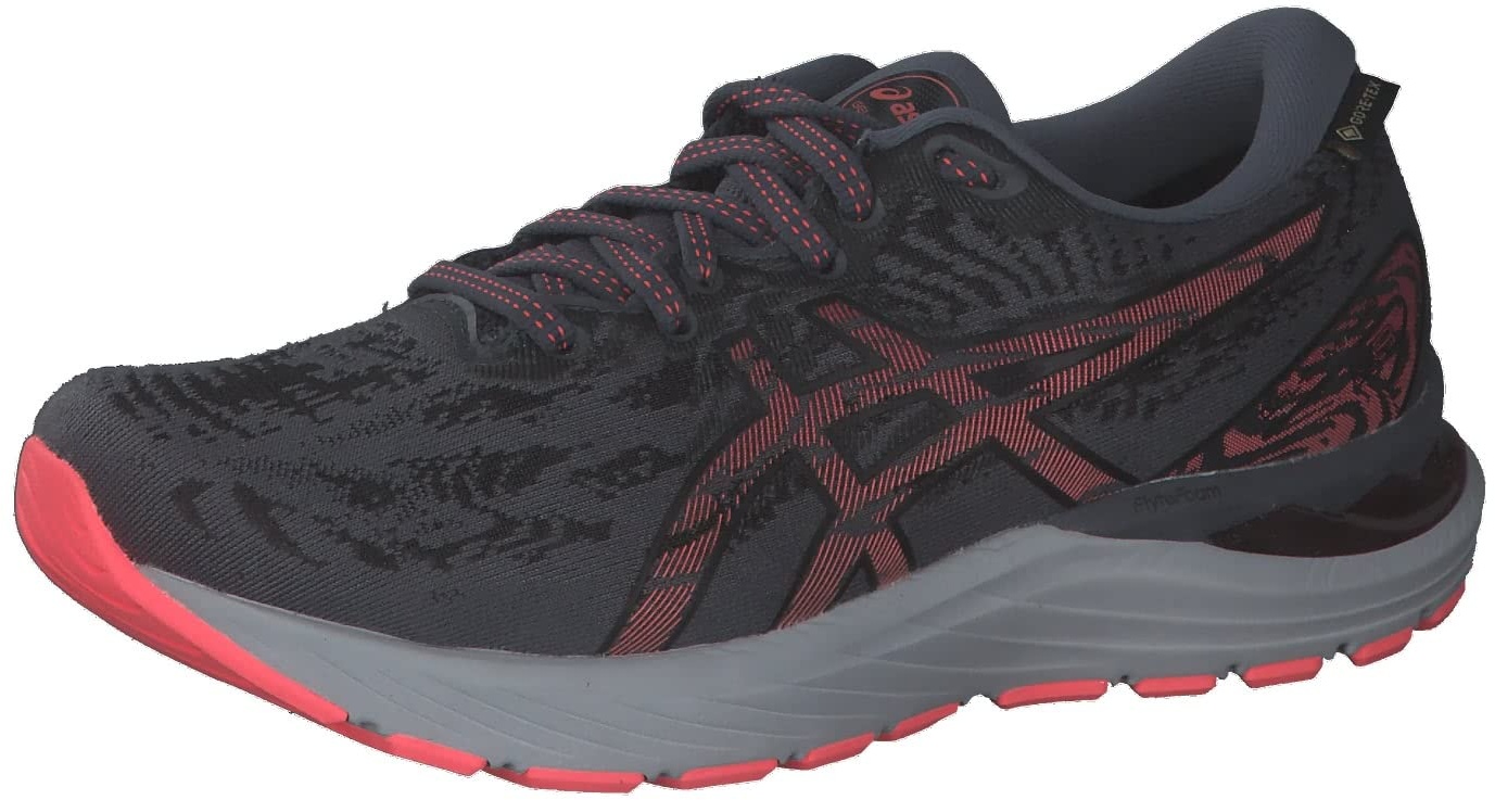 ASICS Gel-Cumulus 23 G-TX Laufschuhe Damen dunkelgrau/rosa, 6 US - 37 EU - 37 EU