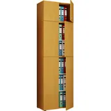 VCM Lona Aktenschrank 70 x 39 x 223 cm braun