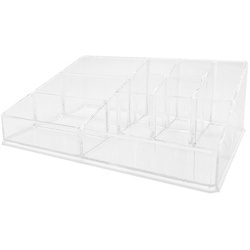 UNIQ Acryl-Organizer mit 9 Fächern Make-up Organizer   Transparent 