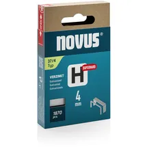 Novus Feindrahtklammern Typ 37 4 mm (042-0783) 1870 Stück