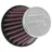 K&N Sportluftfilter Universal Chrom Filter Rot/Schwarz