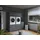 laundreezy Mehrzweckschrank-Set 186 x 200 x 68 cm Grau
