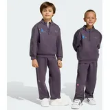 adidas Minecraft Loose Crew Set Trainingsanzug Schwarz 110