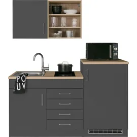 kochstation KS-Mali Glaskeramik-Kochfeld links grau