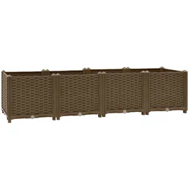 vidaXL Hochbeet 160 x 40 x 38 cm Braun