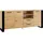 BIM Furniture Nuka 197 x 87 x 45 cm Eiche Rustikal / Schwarz