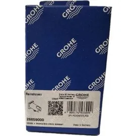 Grohe Rainshower 1/2", m Wandbrauseh., eckiger Ros., ch