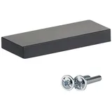 SOTech Möbelgriff Griffleiste LineaGrip Schwarz 66 x 27 x 9 mm Lochabstand 32 mm Küchengriff Schubladengriff Schrankgriff