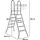 mediPool Poolleiter Edelstahl weiß 150 cm