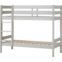 Hoppekids Etagenbett »ECO Comfort Kinderbett 90x200 oder 70x160 aus Massivholz in 4 Farben«, grau